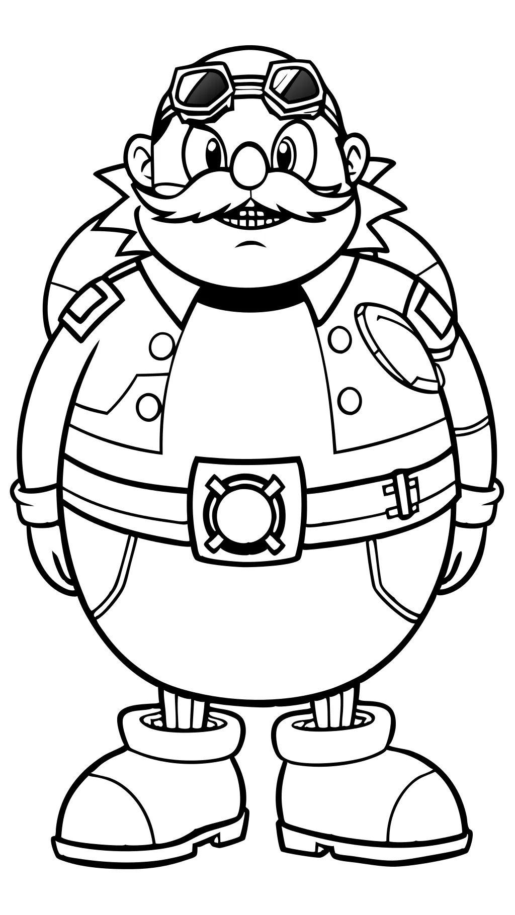 docteur eggman coloriage